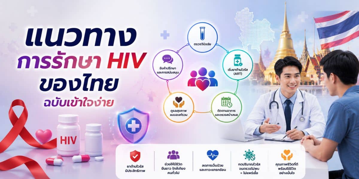 แนวทางการรักษา HIV ของไทย ฉบับเข้าใจง่าย